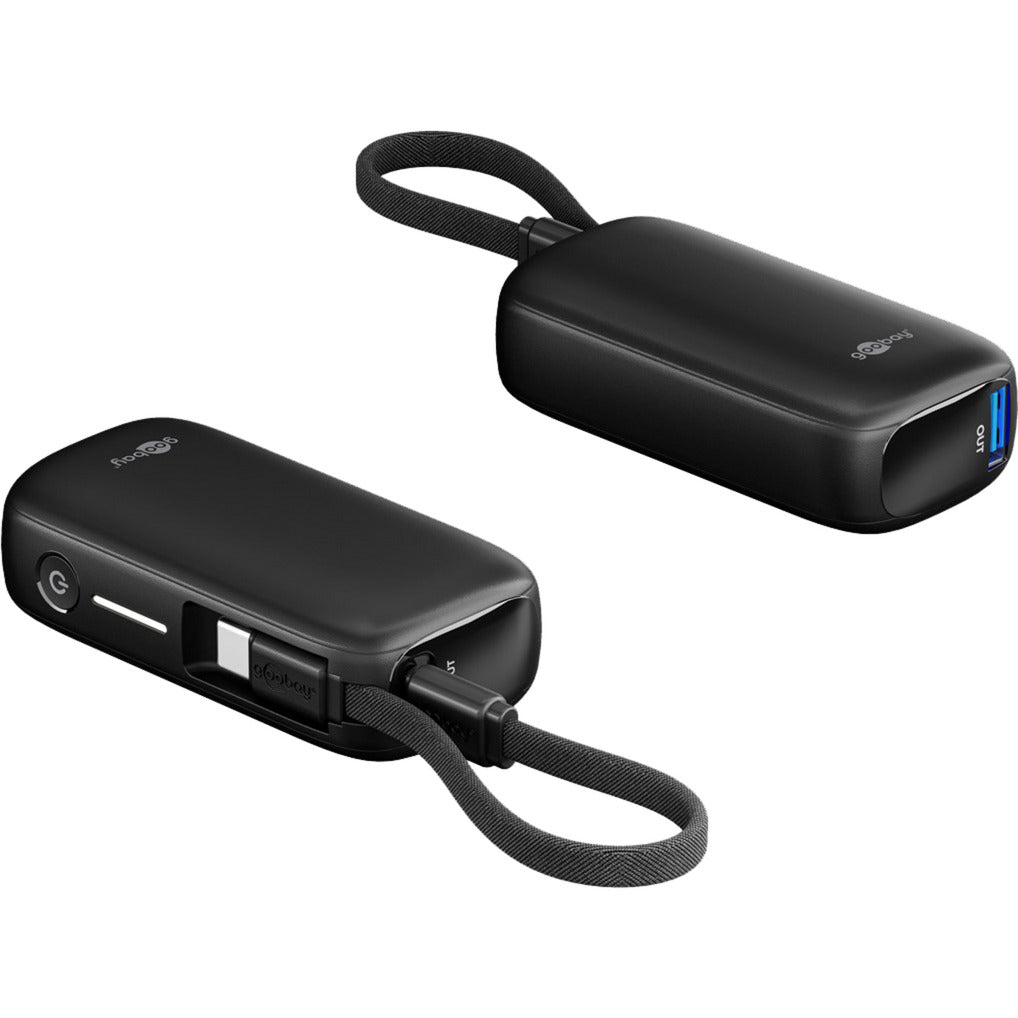 Power bank Goobay 5000 mAh - 20W (czarny, USB-C PD)