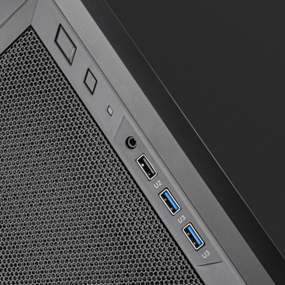 Obudowa midi tower Silverstone fara 311 (czarna | 3x USB-A)
