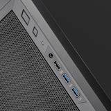 Obudowa midi tower Silverstone fara 311 (czarna | 3x USB-A)
