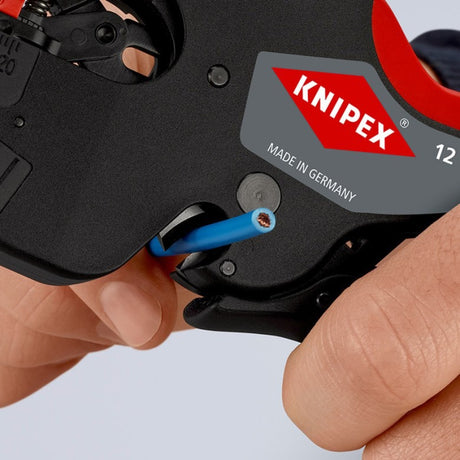 Szczypce do ściągania izolacji Knipex Nexstrip (czarno-czerwone)