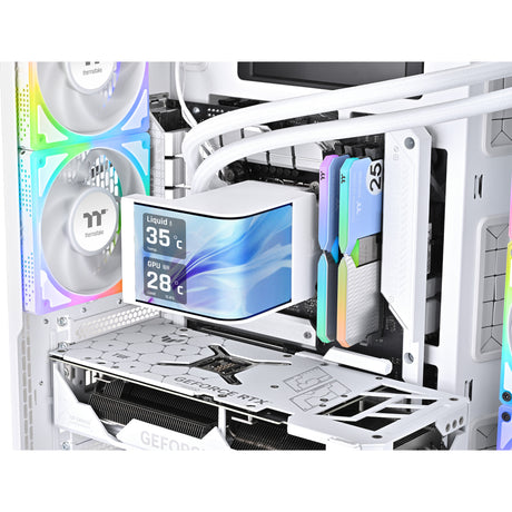 Thermaltake Magcurve 360 Ultra ARGB Sync AIO Liquid Cooler - Snow Edition Chłodzenie wodne (białe)