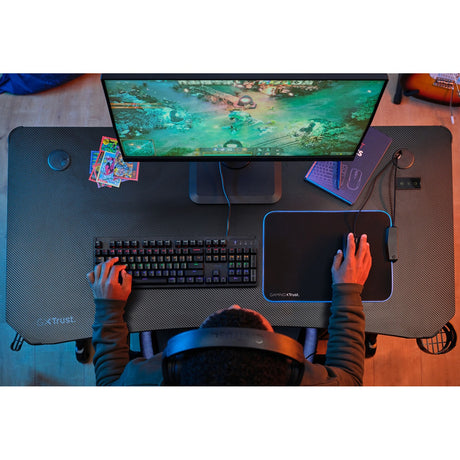 Biurko do gier Trust GXT 709 Luminus RGB (czarne)