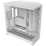 Obudowa midi tower Nzxt h9 flow (biała (matowa) | 2x USB-A | 1x USB-C | szkło hartowane)