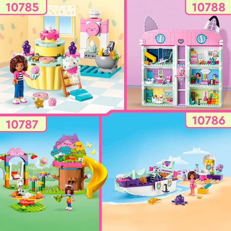 Lego Domek dla lalek Gabby Domek dla lalek Gabby Zabawki z 4 minifigurkami i akcesoriami dla dzieci 4+ - 10788