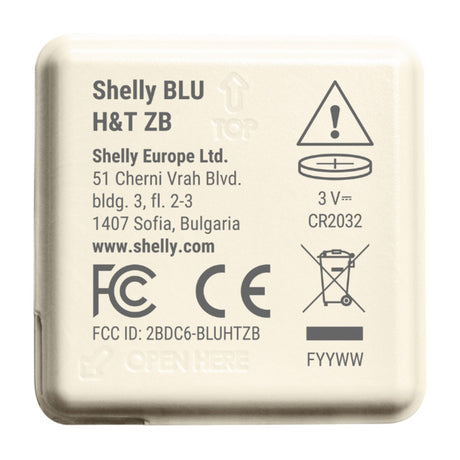 Czujnik Shelly blu ht zb (biały, bluetooth 5, zigbee)