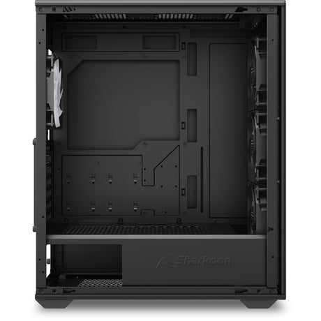 Obudowa midi tower Sharkoon vk4 Rainbow (czarna | 2x usb-a | rgb | szkło hartowane)