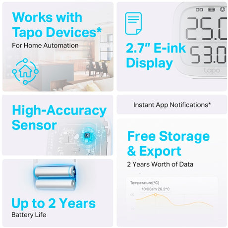 Inteligentny czujnik temperatury i wilgotności Tp-link Tapo T315