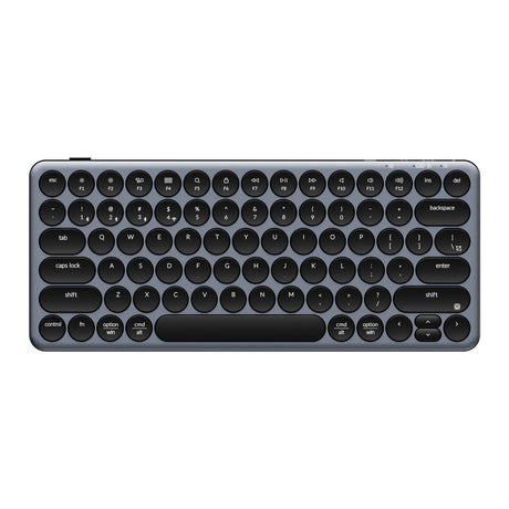 Klawiatura Keychron b3 pro-k1 (szara, układ amerykański (qwerty), przełączniki nożycowe, 75%, nasadki klawiszy abs, 2,4 GHz | bluetooth | usb)