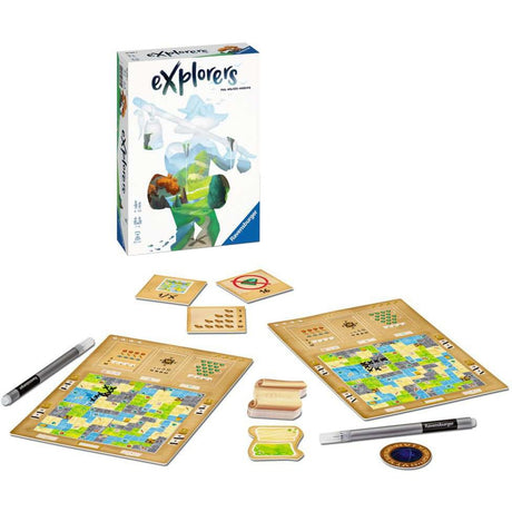 Gra planszowa Ravensburger Explorers (angielski, 1–4 graczy, 20–30 minut, od 8 lat)