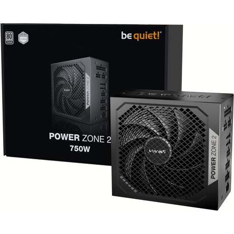 Bądź cicho! modułowy zasilacz Power Zone 2 o mocy 750 W (czarny, 1x 12V-2x6, 3x pcie)
