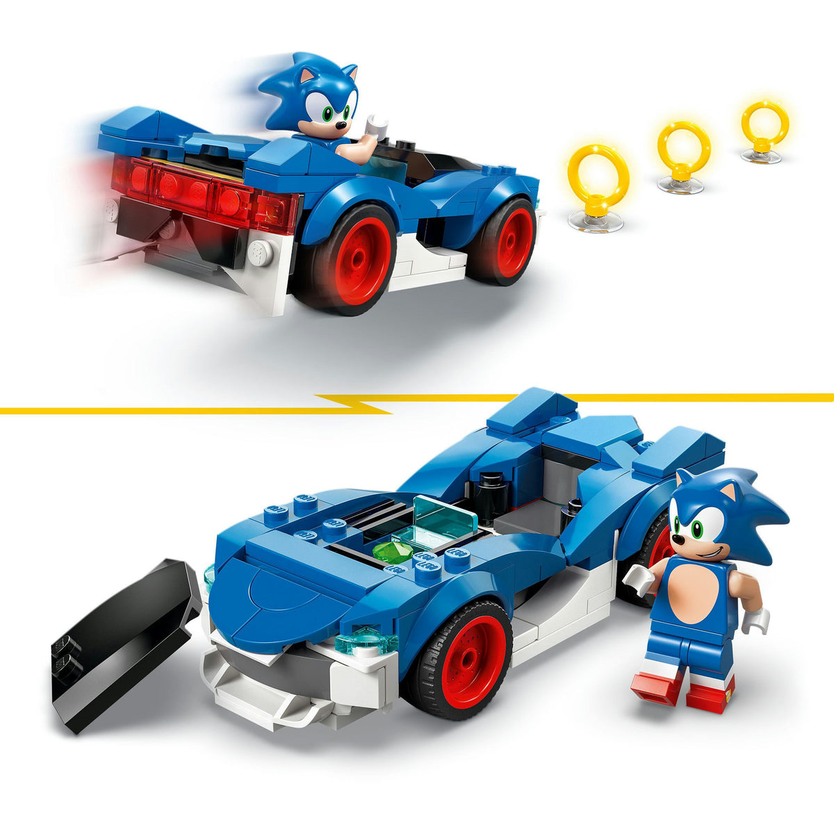 Lego Sonic the Hedgehog 77117 Sonic Car: Speed Star Lightning