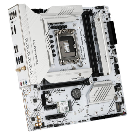 Płyta główna Maxsun MS-Terminator B760M GKD5 Ice Socket 1700 (czarna, RAID, 2,5 GB-LAN, dźwięk, µATX)