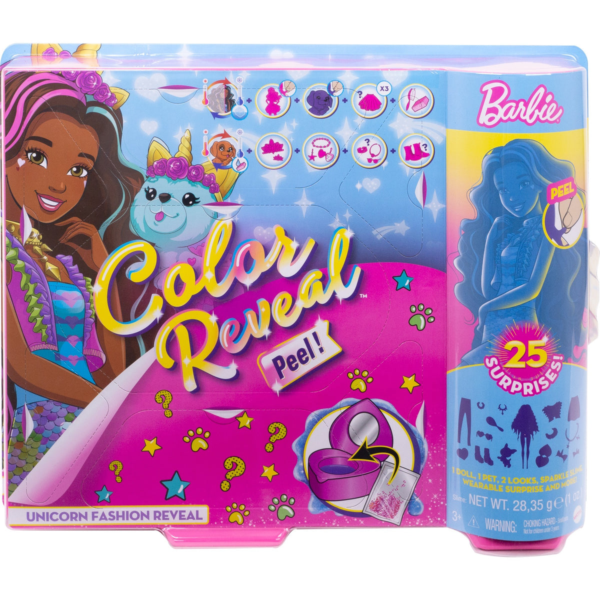 Barbie ujawnia kolory - lalka jednorożec w stylu fantasy