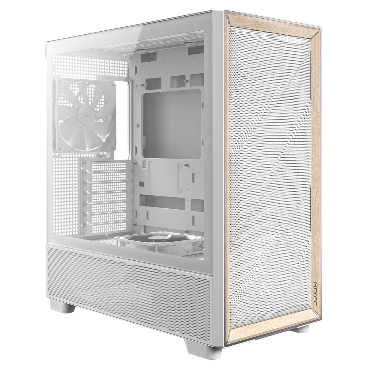 Obudowa Antec Flux Midi Tower (biała | 2x USB-A | 1x USB-C | szkło hartowane)