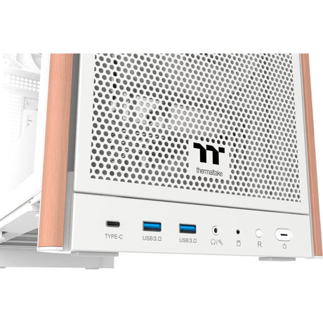 Obudowa Thermaltake S370 WS Snow Midi Tower (biała | 2x USB-A | 1x USB-C | szkło hartowane)
