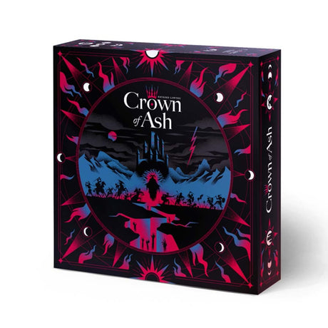Gra planszowa z europejskiej sieci graczy Crown of Ash (angielski, 1–4 graczy, 60–120 minut, od 14 lat)