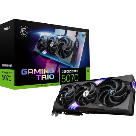 Karta graficzna MSI GeForce RTX 5070 12G Gaming Trio OC (3x Display Port, 1x HDMI)