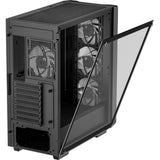 Obudowa midi tower Deepcool cc560 v2 (czarna | 2x USB-A | szkło hartowane)