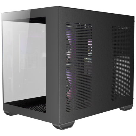 Obudowa mini tower Antec cx600m argb (czarna | 3x usb-a | szkło hartowane)