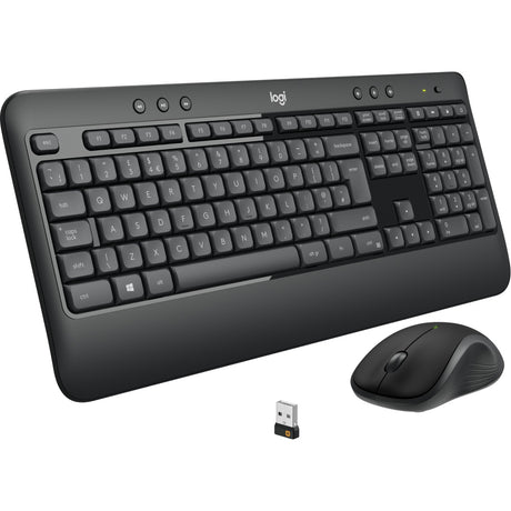 Zestaw bezprzewodowej klawiatury i myszy Logitech mk540 qwerty