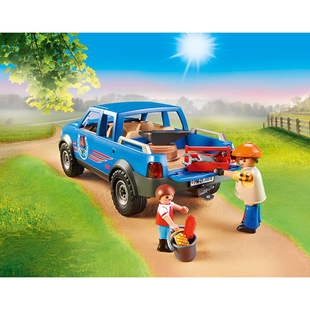 Playmobil Country - mobilna zabawka konstrukcyjna kowala (70518)