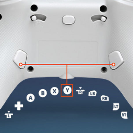 Kontroler Powera Advantage z kablem do konsoli Xbox x|s - polar ice (biało-niebieski, xbox series x|s, xbox one, PC)