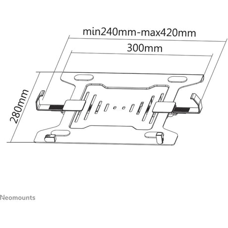 Standardowy uchwyt na laptop i smartfon Neomounts notebook-v200