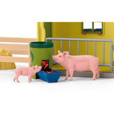 Świat farmy Schleich - duża stabilna, żółta figurka do zabawy
