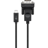 Kabel przejściowy Goobay USB-C na VGA (czarny, 1,8 m)
