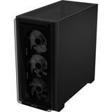 Obudowa Asus a23 plus mini tower (czarna | 2x USB-A | 1x USB-C | RGB | szkło hartowane)