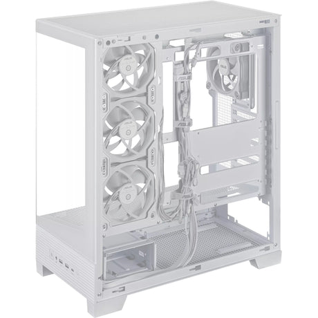 Obudowa midi tower Asus a31 plus (biała | 2x USB-A | 2x USB-C | szkło hartowane)