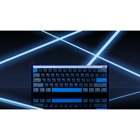 Klawiatura do gier z przełącznikiem magnetycznym Iqunix ez60 (czarna, układ amerykański (qwerty), gra Gateron Magnetic Jade, 60%, rgb, klawisze pbt z podwójnym strzałem)