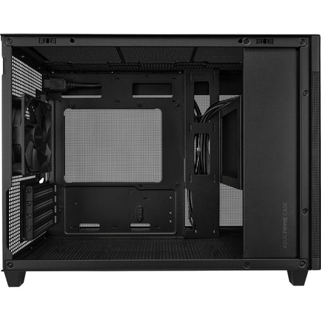 Obudowa mini tower Asus Prime Ap201 (czarna | 2x USB-A | 1x USB-C | szkło hartowane)