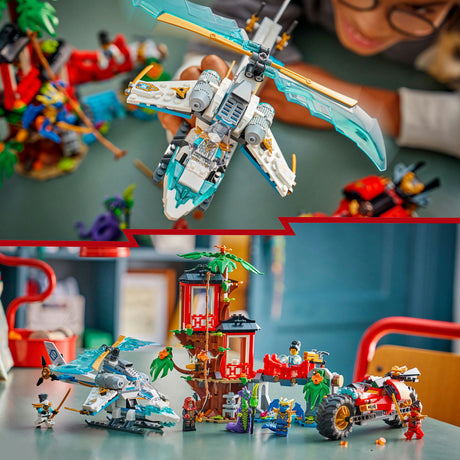Lego Ninjago 71857 Pojazdy ninja w domku na drzewie