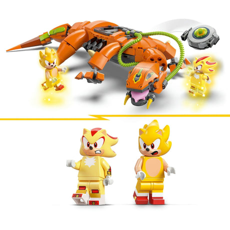 Lego Sonic the Hedgehog 77003 Super Shadow kontra biojaszczurka