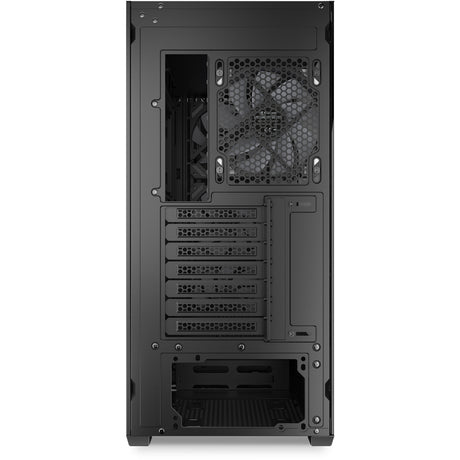 Obudowa midi tower Sharkoon ak3 rgb (czarna | 2x usb-a | 1x usb-c | rgb | szkło hartowane)