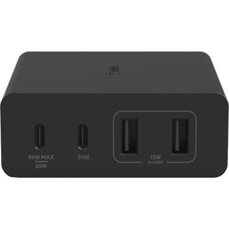 4-portowa ładowarka ścienna Belkin Boost Charge Pro Gan (czarna, 108 W)