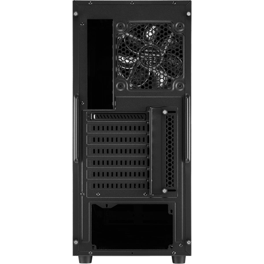 Obudowa midi tower Sharkoon s25-w (czarna | 2x USB-A | okienko)