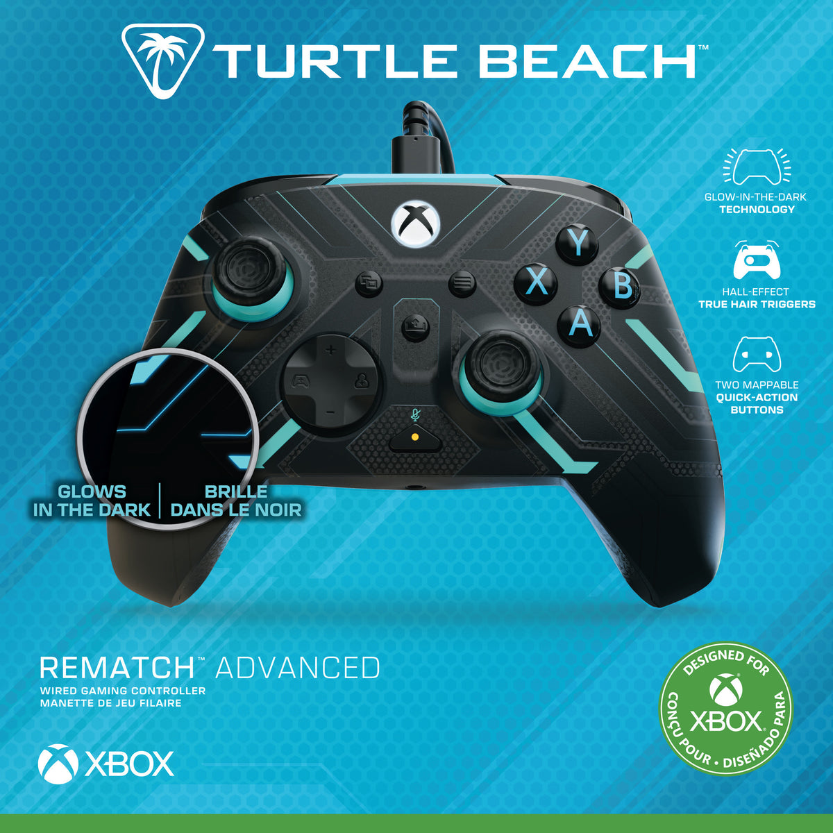 Turtle beach rematch advanced bedrade controller - titan steel (zwart, xbox series x|s, xbox one, pc)