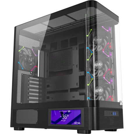 Obudowa Midi Tower Xyz PC Gear Quantum Pro (czarna | okienko)