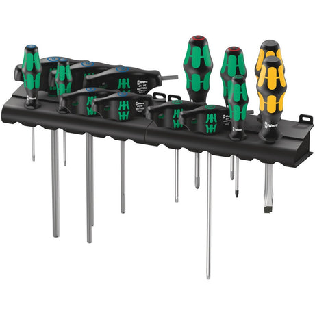 Rower Wera Big Pack 1, 14-częściowy śrubokręt (czarno-zielony)