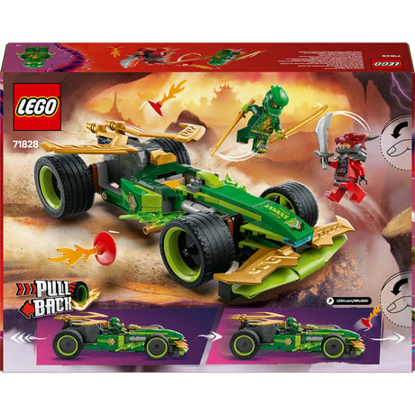 Lego Ninjago 71828 Lloyds ciągnie samochód wyścigowy