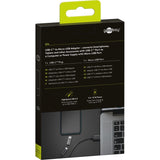 Goobay Adapter USB-C na micro-USB (szary)