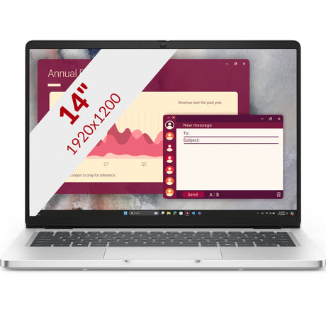 Dell pro 14 pc14250 14 laptop (platina | core ultra 7 255u | intel graphics | 16 gb | 512 gb ssd)