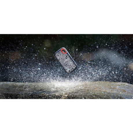 Zewnętrzny dysk SSD Sandisk Extreme Portable v2, 2 TB (czarny pomarańczowy, SDSSDE61-2t00-G25, USB-C)