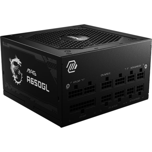 Modułowy zasilacz MSI Mag A650GL PCIe5 650 W (czarny, 4x PCIe)