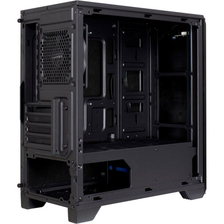 Obudowa mini tower Inter-tech h-606 (czarna | 2x USB-A)