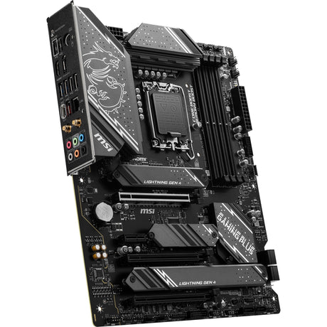 Płyta główna MSI Z790 Gaming Plus Wi-Fi Socket 1700 (szary czarny, RAID, 2,5 GB-LAN, Wi-Fi 6e, BT, dźwięk, ATX)