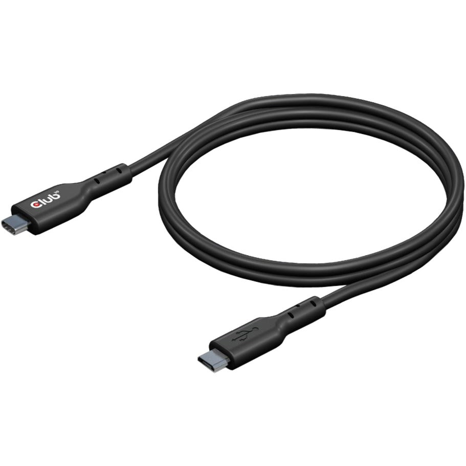 Kabel Club 3D USB-C 2.0 gen1 > micro USB (czarny, 1 metr)