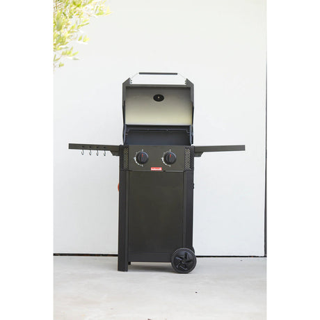 Grill gazowy Barbecook luca 210 ze stolikami bocznymi (czarny)